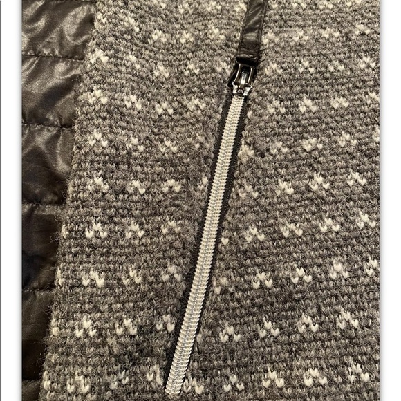 Luhta Wool Blend Full Zip Jacket Women’s Size XXL Gray Black Quilted Trim - Picture 10 of 14